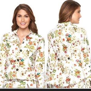 Disney Floral Button Down Women's Jacket